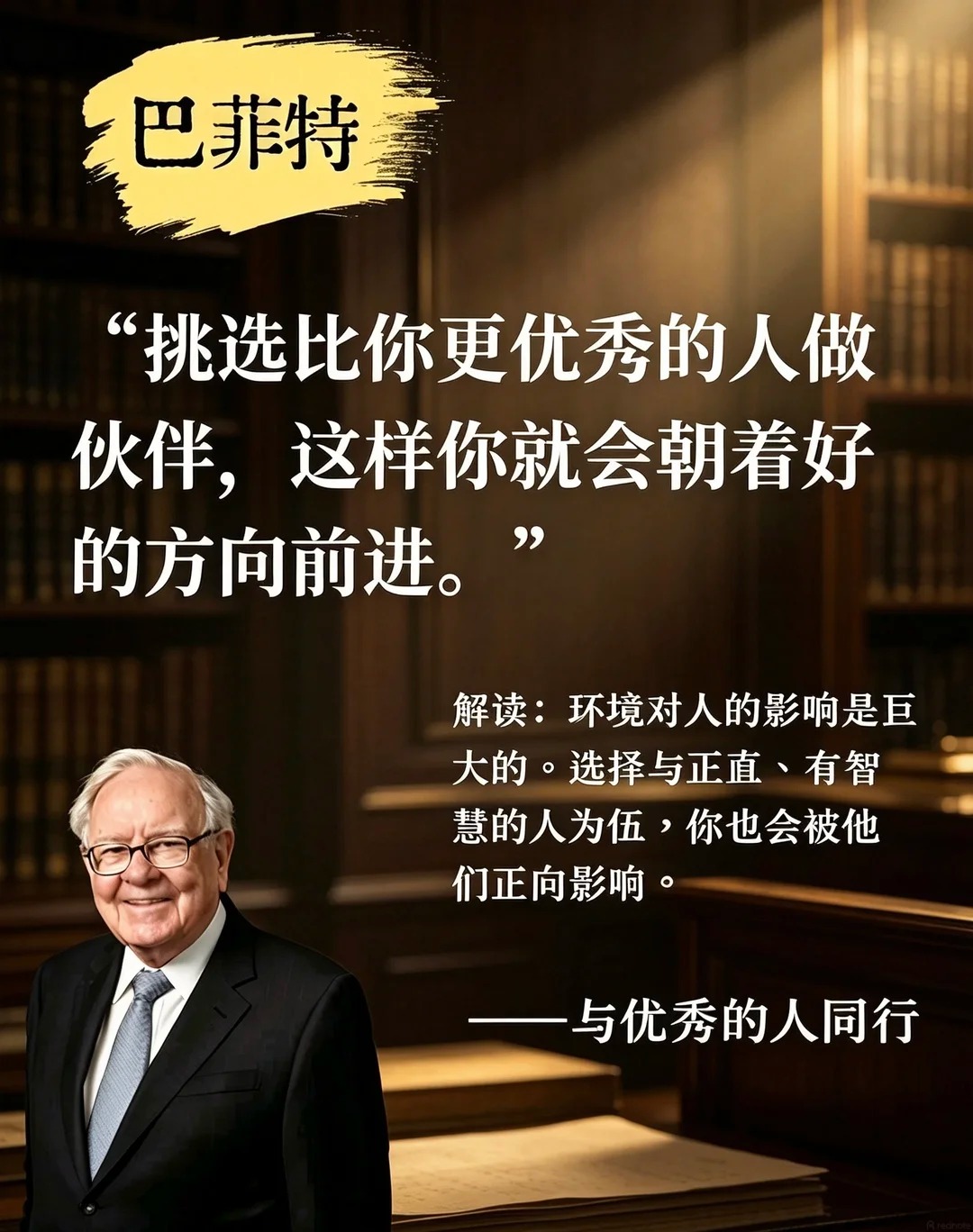和优秀的人一起成长